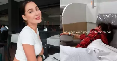 Ana Paula Consorte fue hospitalizada por delicado estado de salud.