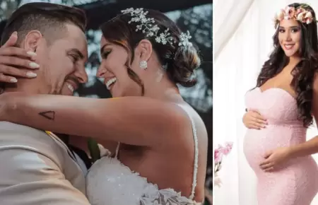 Anthony Aranda "anuncia" embarazo de Melissa Paredes.