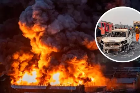 Explosin de camin cisterna dej ms de siete fallecidos.