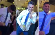 Carlos Zambrano desata la locura con su show de stripper en boda de Erick Noriega