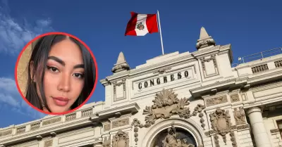 Secretaria sin titulo ni bachiller labora en el Congreso.