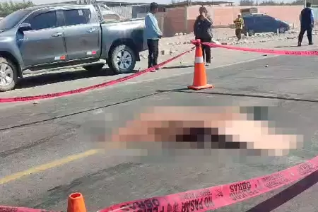 Atropellan a motociclista en va Costanera, en Tacna.