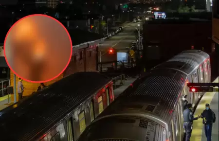 Le prenden fuego a mujer al interior del metro.