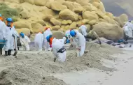 Petroper asegura que limpieza en playa Las Capullanas, contaminada por derrame de petrleo, supera el 90%