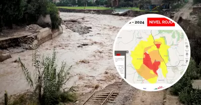 Alerta por huaicos durante Navidad.