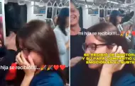 Orgulloso! Padre hace inesperado pedido para su hija en el tren: "Mi retoo es doctora, un aplauso"