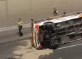 Tragedia en Puente Piedra: Bus 'El Anconero' sufre aparatoso accidente y deja un fallecido