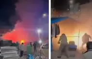 CAOS! Fuegos artificiales provocan explosiones en cadena en feria navidea de Ayacucho