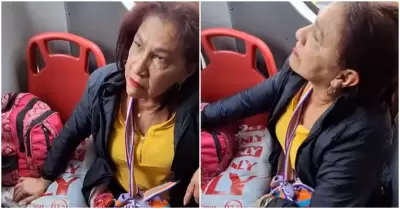 Mujer se niega a ceder asiento a embarazada en transporte pblico