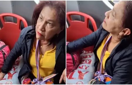 Mujer se niega a ceder asiento a embarazada en transporte pblico