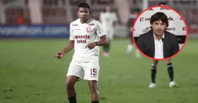 Edison Flores y Jean Ferrari.