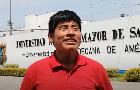 Alumno de San Marcos ingres apoyado en Youtube