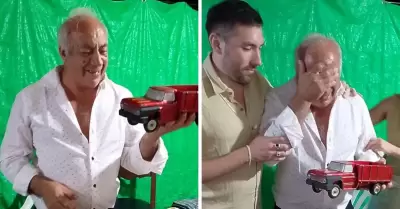 Hombre argentino recibe conmovedor regalo por Navidad