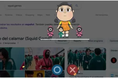 Google lanza un minijuego inspirado en 'El juego del calamar'