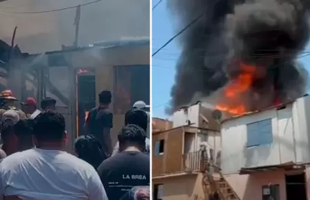 Nuevo incendio en A.H. Puerto Nuevo, en el Callao.