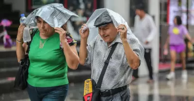 Lima presentar lluvias dispersas.