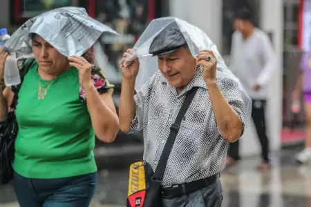 Lima presentar lluvias dispersas.