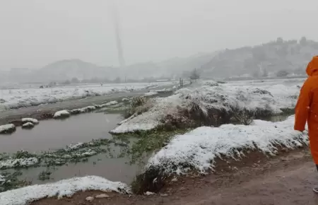 Senamhi pronostica fuertes lluvias y granizo en la sierra