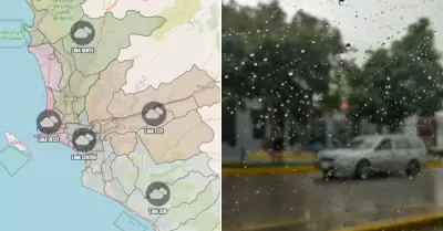 Lluvias en Lima Metropolitana.