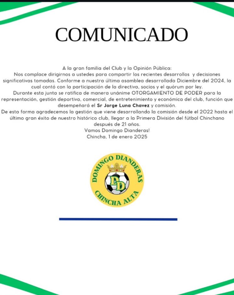 Comunicado