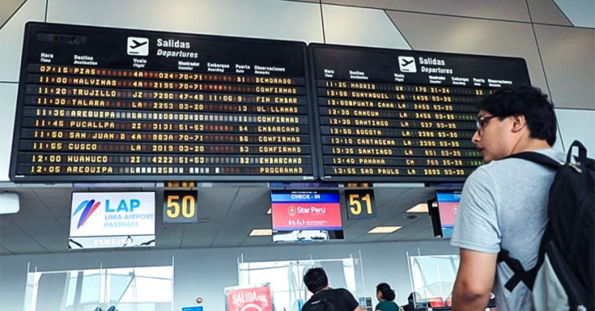 Nuevo tarifario en el Aeropuerto Jorge Chávez.