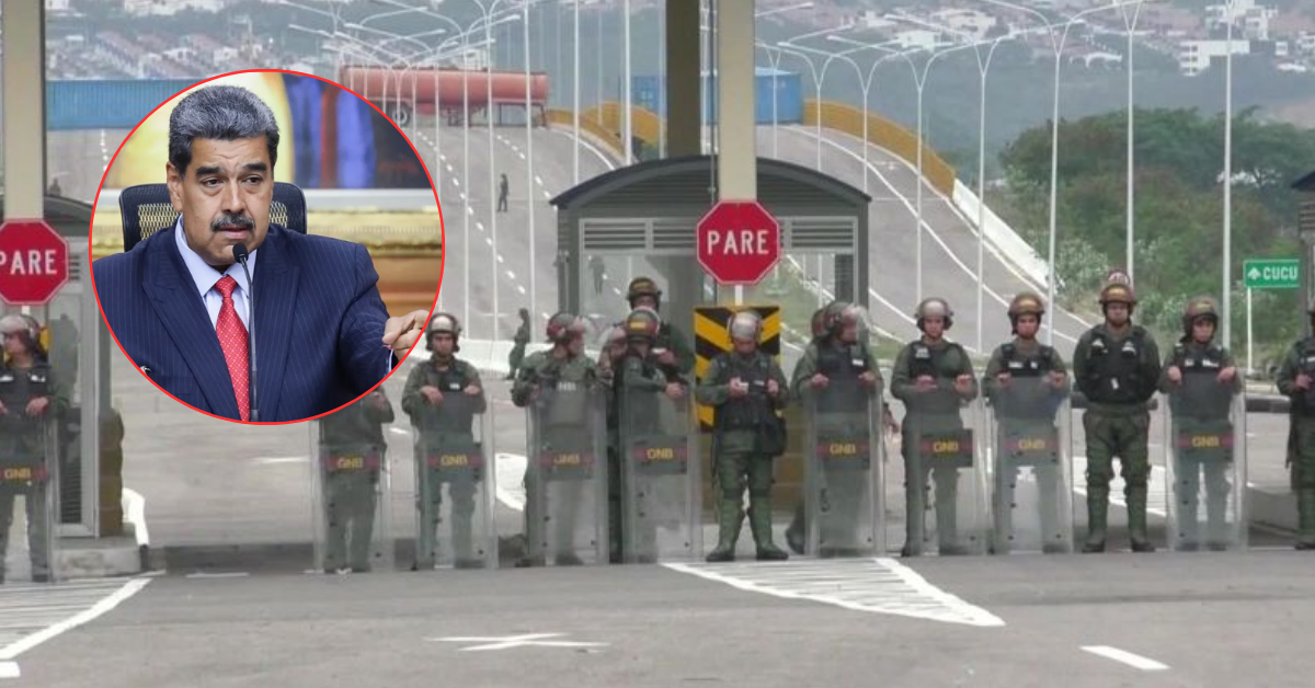 Tensión en Venezuela: Maduro ordena cierre de frontera con Colombia tras denunciar "conspiración internacional"