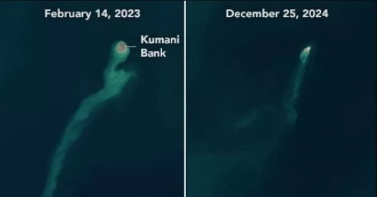 Satélites de la NASA detectaron una 'isla fantasma' que aparece y desaparece: ¿Qué ocurre exactamente?