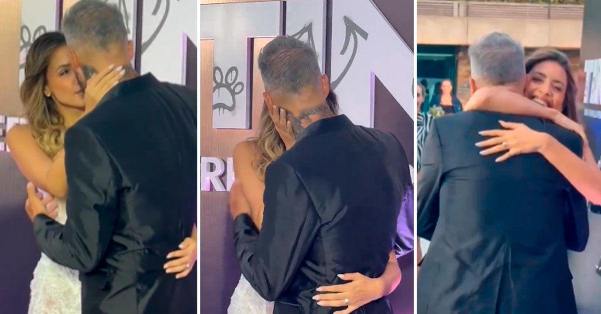Marcelo Tinelli y Millet Figueroa DESMIENTEN ruptura con apasionado beso en público: "Soy su compañera"