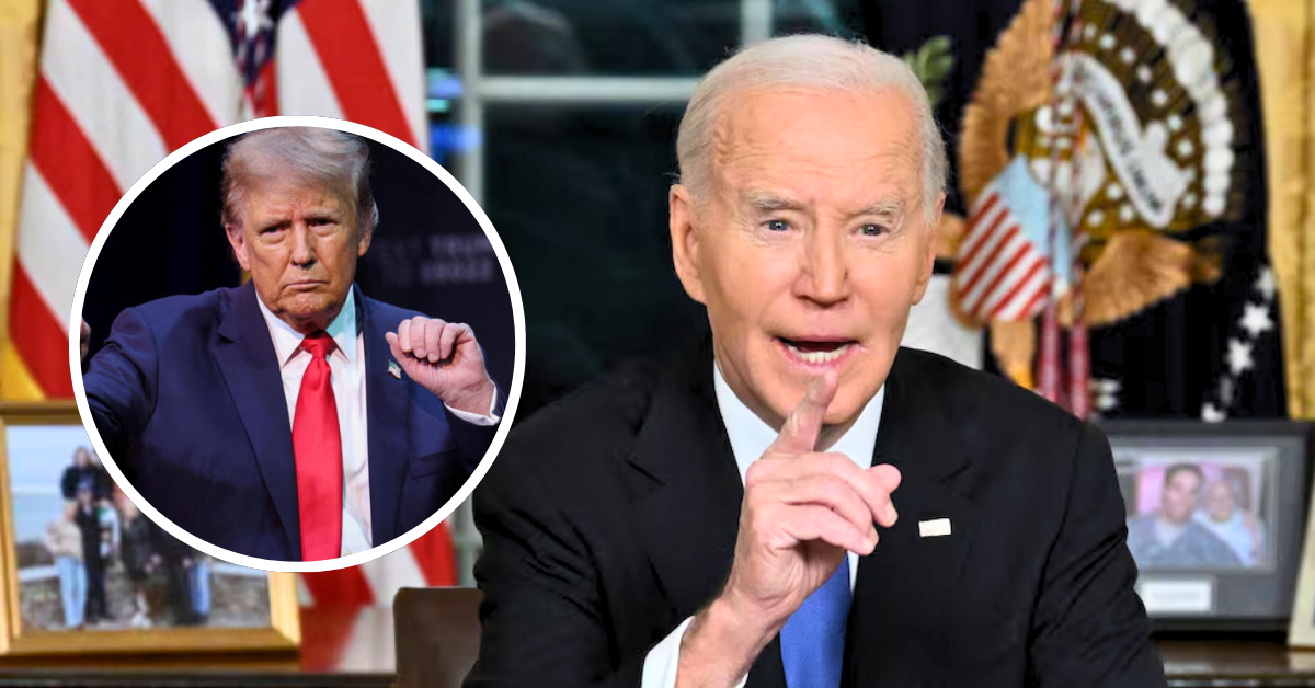 Joe Biden le deseó suerte a Donald Trump y advirtió "concentración de poder" en su discurso de despedida