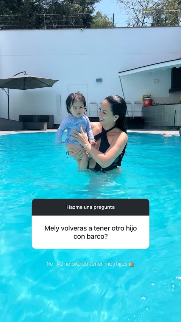 Melissa Klug no será mamá nuevamente.