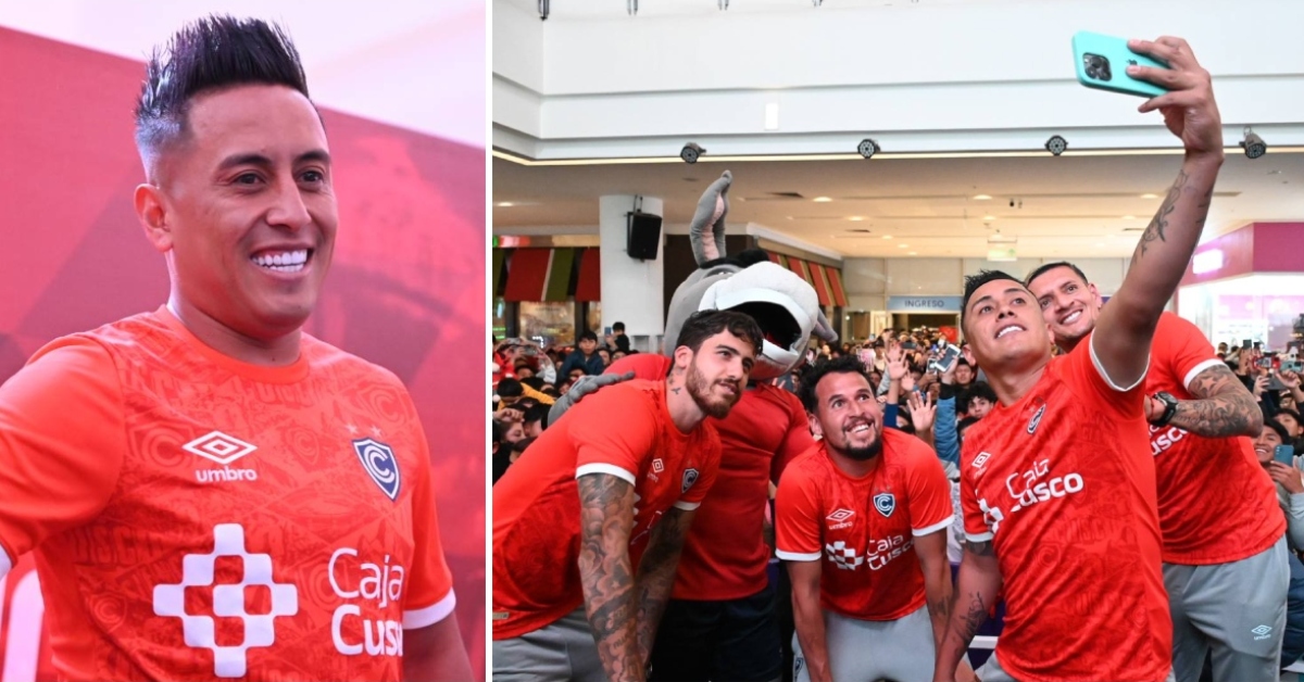Cienciano presenta su camiseta 2025 junto a Christian Cueva: Hinchas solo piden que cante