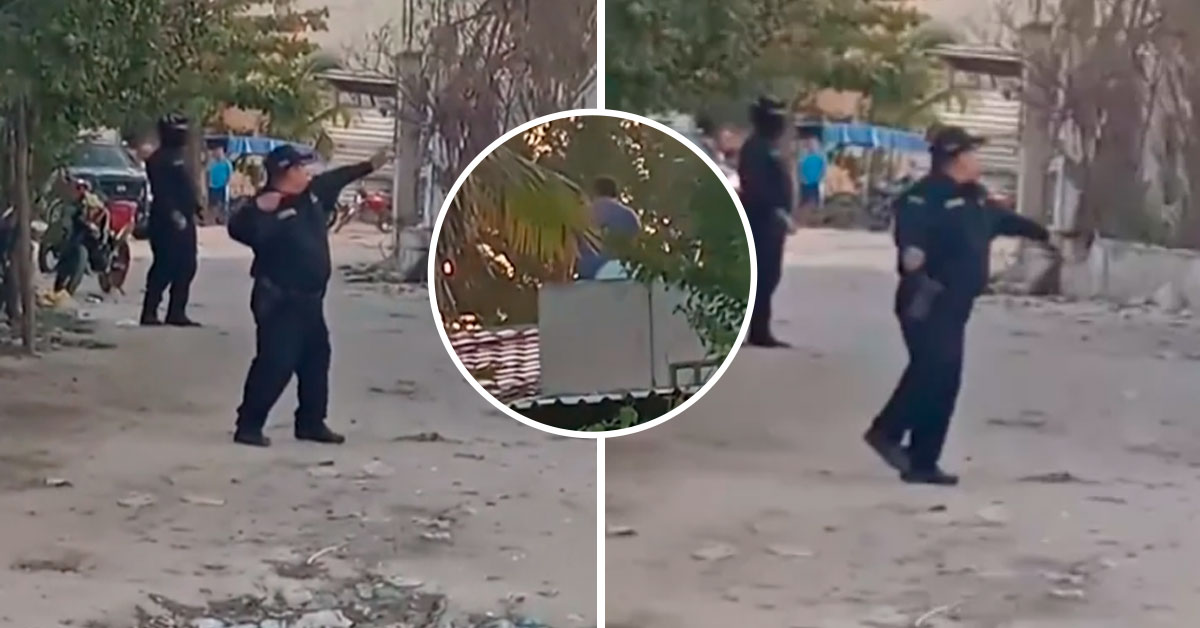 Policías detienen a presuntos ladrones con resorteras y en redes reaccionan: "Excelente puntería"