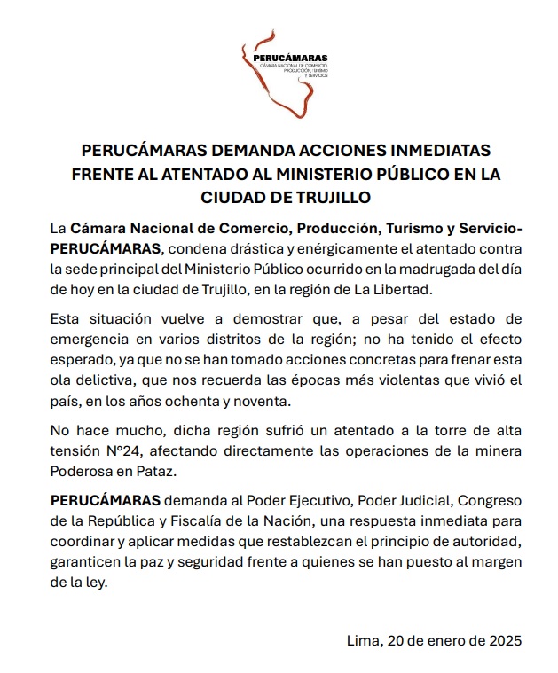 Comunicado Perucamaras