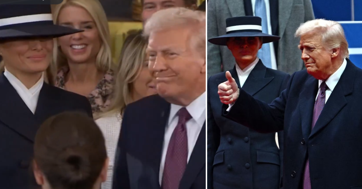 Donald Trump y el incómodo momento que vivió al querer besar a su esposa en toma de mando de EE.UU.