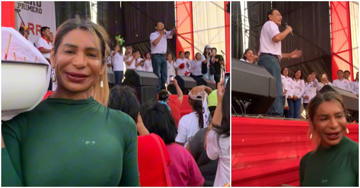 Martín Vizcarra se roba el corazón de Mileidy durante evento en Chimbote: "Cambió al 'Chamo' por el 'Lagarto'"