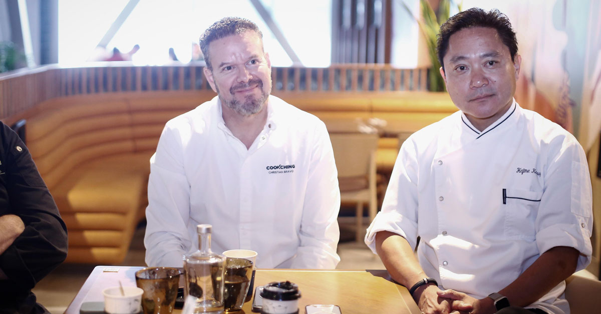 Christian Bravo presenta novedosa propuesta culinaria junto a reconocidos chefs.