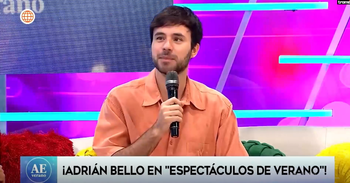 Adrin Bello en Amrica Espectculos.