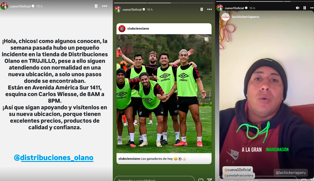 Christian Cueva reaparece en redes sociales tras difusión de audios de su padre.
