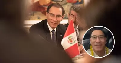 La cbala de Martn Vizcarra para recibir Ao Nuevo.