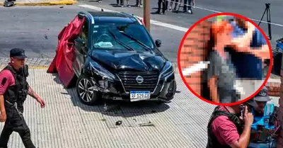 Actriz detenida por accidente de trnsito en Recoleta.