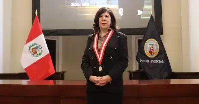 Janet Tello asume como nueva presidenta del Poder Judicial.