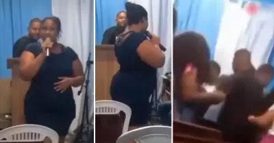 Esposa de pastor revela su infidelidad en plena misa.