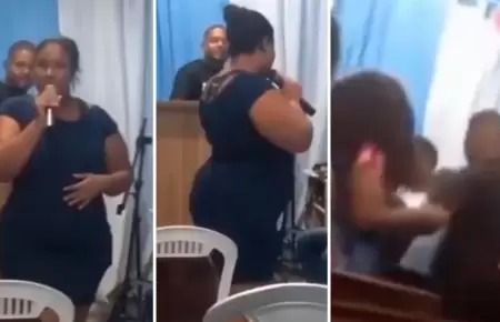 Esposa de pastor revela su infidelidad en plena misa.