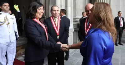 Janet Tello jurament como nueva presidenta del Poder Judicial.