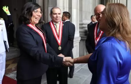 Janet Tello jurament como nueva presidenta del Poder Judicial.