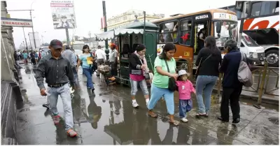 Intensas lluvias nocturnas en Lima y Callao