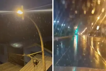 Fuertes lluvias podran continuar en Lima