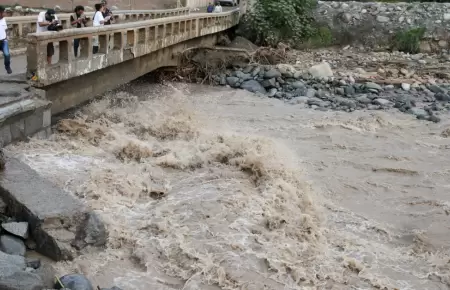 Ro Rmac increment su caudal por lluvias.