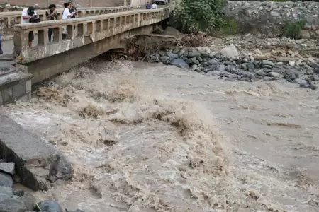 Ro Rmac increment su caudal por lluvias.