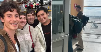 Shawn Mendes es visto en el aeropuerto de Cusco